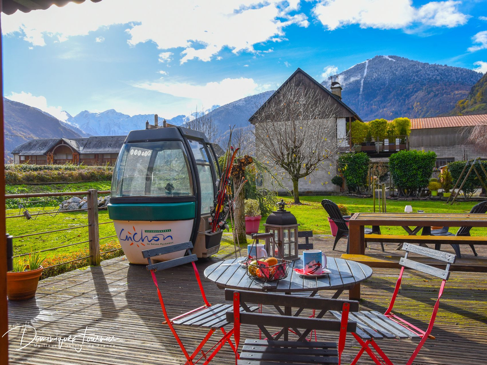Vue sur terrasse